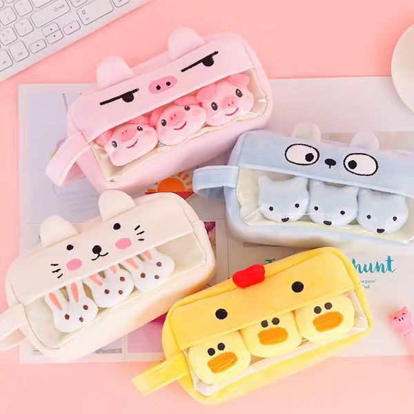 cartoon animal plush cosmetic bag travel makeup case portable organizer toiletry make up beauty wash women storage zipper pouch
cartoon animal plush cosmetic bag travel makeup case portable organizer toiletry make up beauty wash women storage zipper pouch