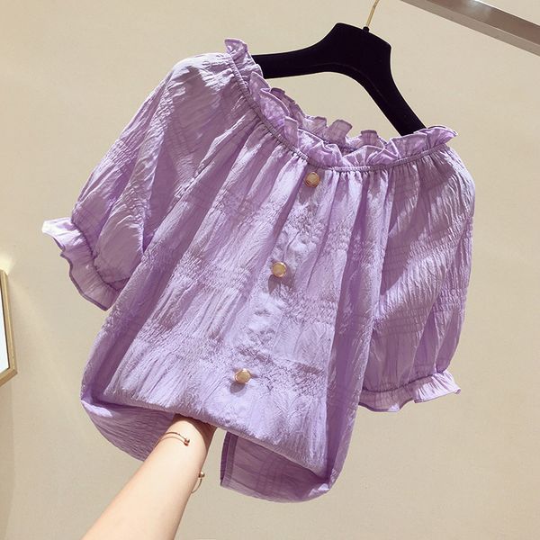 purple chiffon shirts women's chiffon blouses casual korean office lady short-sleeve summer korean loose sweet shirt blusas, White
purple chiffon shirts women's chiffon blouses casual korean office lady short-sleeve summer korean loose sweet shirt blusas, White