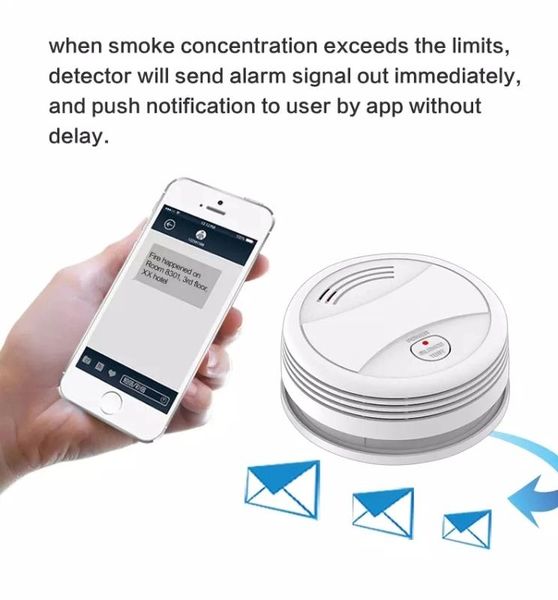 wifi детектор дыма пожарной сигнализации туя app смарт life app пожарный извещатель дыма датчик безопасности нет включить батареи, Black;white
wifi детектор дыма пожарной сигнализации туя app смарт life app пожарный извещатель дыма датчик безопасности нет включить батареи, Black;white
