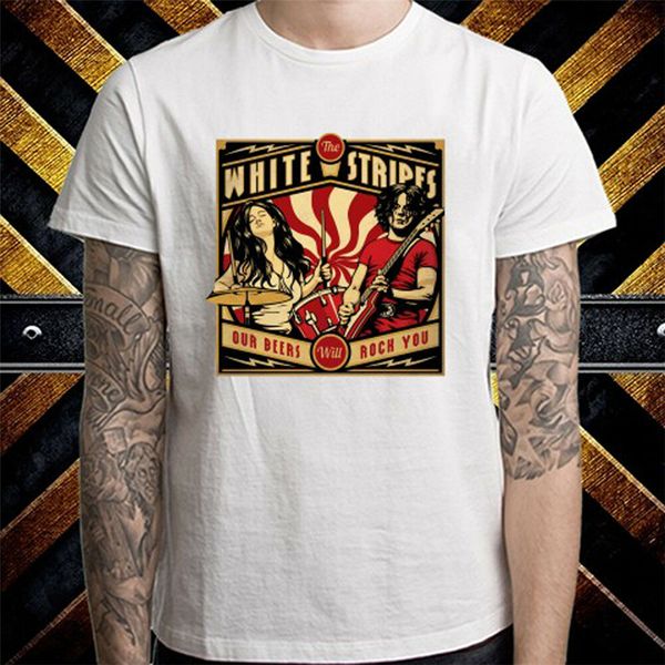 the white stripes concert tour logo men's white t-shirt size s to 3xl homme plus size tee shirt
the white stripes concert tour logo men's white t-shirt size s to 3xl homme plus size tee shirt