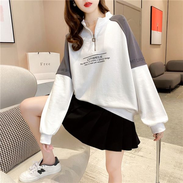 2020 coat zippersweater zipperautumn new internet celebrity stand collar zipper sweater women's long sleeve ins super popular tiktok po, Black
2020 coat zippersweater zipperautumn new internet celebrity stand collar zipper sweater women's long sleeve ins super popular tiktok po, Black