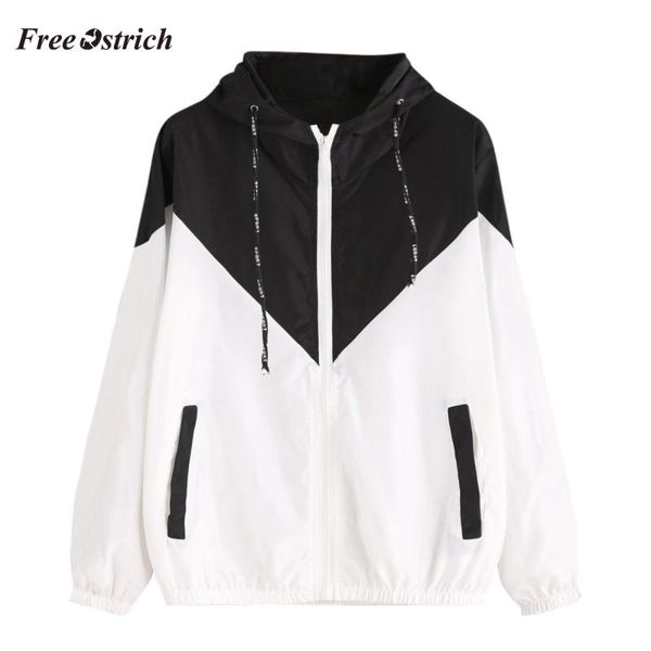 ostrich women trench coat with zipper pockets women long sleeve patchwork thin skinsuits hooded pockets coats o.29, Tan;black
ostrich women trench coat with zipper pockets women long sleeve patchwork thin skinsuits hooded pockets coats o.29, Tan;black