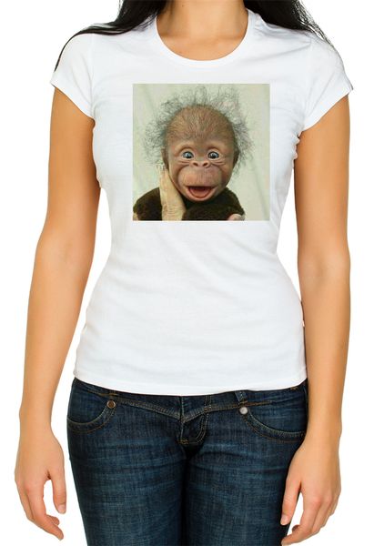 baby monkey t-shirt for woman's 34 short sleeve white cotton t-shirt outfit tee shirt
baby monkey t-shirt for woman's 34 short sleeve white cotton t-shirt outfit tee shirt