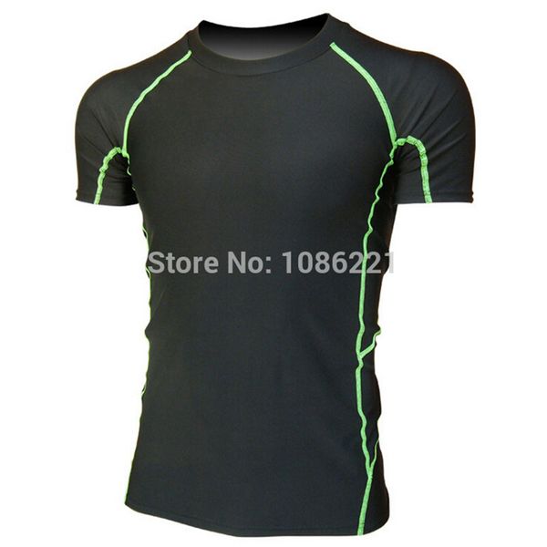 men compression tights shirt base layer brand gym sport short sleeve t shirt men fitness bodybuilding tee clothing for, Gray;blue
men compression tights shirt base layer brand gym sport short sleeve t shirt men fitness bodybuilding tee clothing for, Gray;blue