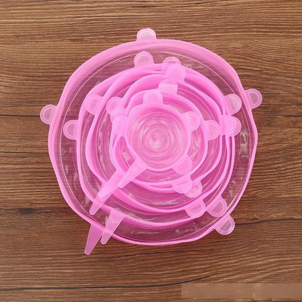 6pcs/set silicone stretch lids universal bowl pot pan cooking food fruit fresh microwave cover kitchen bar tools
6pcs/set silicone stretch lids universal bowl pot pan cooking food fruit fresh microwave cover kitchen bar tools