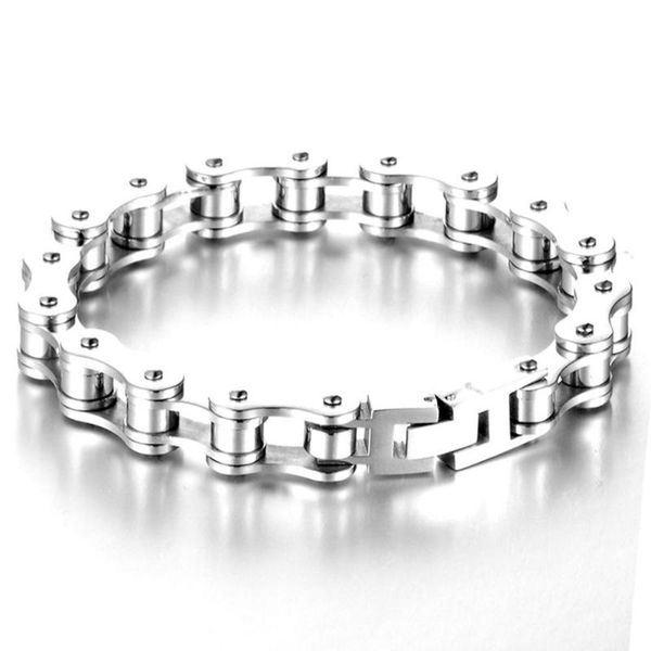 punk 20.5cm 316l stainless steel bracelet men biker bicycle motorcycle chain mens bracelets & bangles fashion jewelry 10mm, Black
punk 20.5cm 316l stainless steel bracelet men biker bicycle motorcycle chain mens bracelets & bangles fashion jewelry 10mm, Black