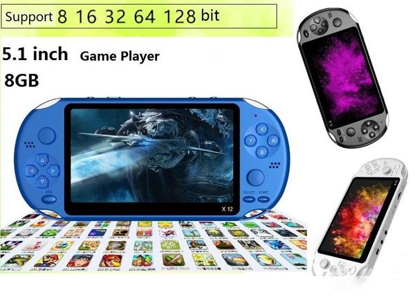 new x12 handheld game player 8gb memory portable video game consoles with camera 5.1 inch color screen support tf card 32gb mp3 mp4 player
new x12 handheld game player 8gb memory portable video game consoles with camera 5.1 inch color screen support tf card 32gb mp3 mp4 player