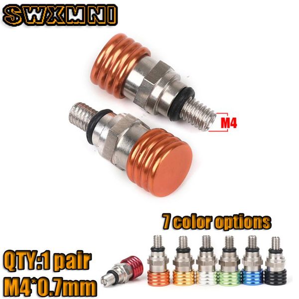 1pair m4x0.7mm pitch fork air bleeder relief valve screw for motorcycle accessories support sx xc sxf exc smr smcr dirt bike
1pair m4x0.7mm pitch fork air bleeder relief valve screw for motorcycle accessories support sx xc sxf exc smr smcr dirt bike