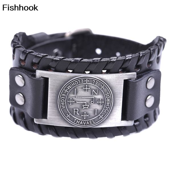 fishhook мода сигил майкл enochian талисман амулет ангел тибетской кожа браслет для menwomen ювелирных подарков, Golden;silver
fishhook мода сигил майкл enochian талисман амулет ангел тибетской кожа браслет для menwomen ювелирных подарков, Golden;silver