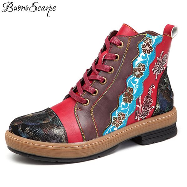 women lace up ankle boots 2020 side zipper patchwork ethnic short boots handmade shoes bohemian style shoes mujer, Black
women lace up ankle boots 2020 side zipper patchwork ethnic short boots handmade shoes bohemian style shoes mujer, Black