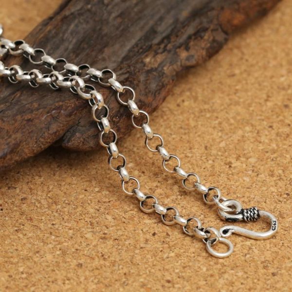 pure silver 4mm 5mm thick cross o link chain necklace s925 sterling silver sweater chian necklace jewelry
pure silver 4mm 5mm thick cross o link chain necklace s925 sterling silver sweater chian necklace jewelry
