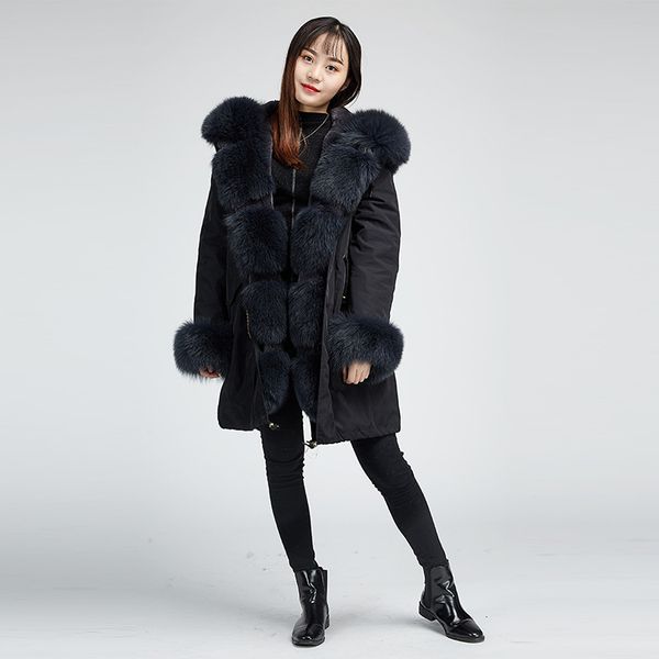women's down & parkas 2021 yiwu arrival fur collar rex liner parka overcoat design coat winter warm wear outdoor fashion, Black
women's down & parkas 2021 yiwu arrival fur collar rex liner parka overcoat design coat winter warm wear outdoor fashion, Black