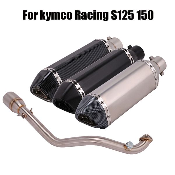 motorcycle exhaust system for kymco racing s125 150 front link pipe escape connect mid tube 51mm vent muffler end tips slip on
motorcycle exhaust system for kymco racing s125 150 front link pipe escape connect mid tube 51mm vent muffler end tips slip on