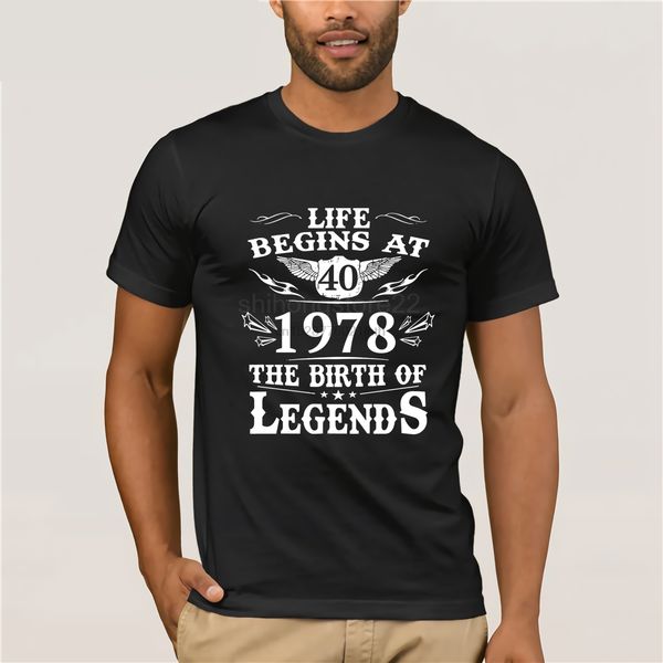 the birth of legends 1978 mens 40th birthday funny t-shirt 40 year old present new t shirts funny tee new funny
the birth of legends 1978 mens 40th birthday funny t-shirt 40 year old present new t shirts funny tee new funny