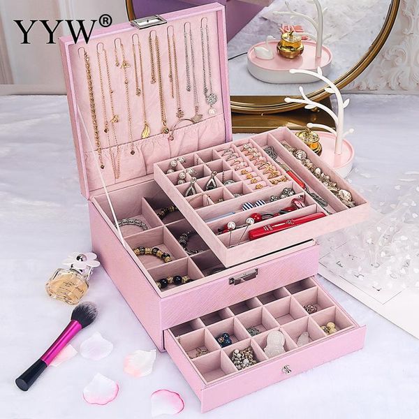 ювелирные изделия организатор большой jewelry box high capacity ларец макияж для хранения макияж организатор кожа красоты путешествия box, Pink;blue
ювелирные изделия организатор большой jewelry box high capacity ларец макияж для хранения макияж организатор кожа красоты путешествия box, Pink;blue