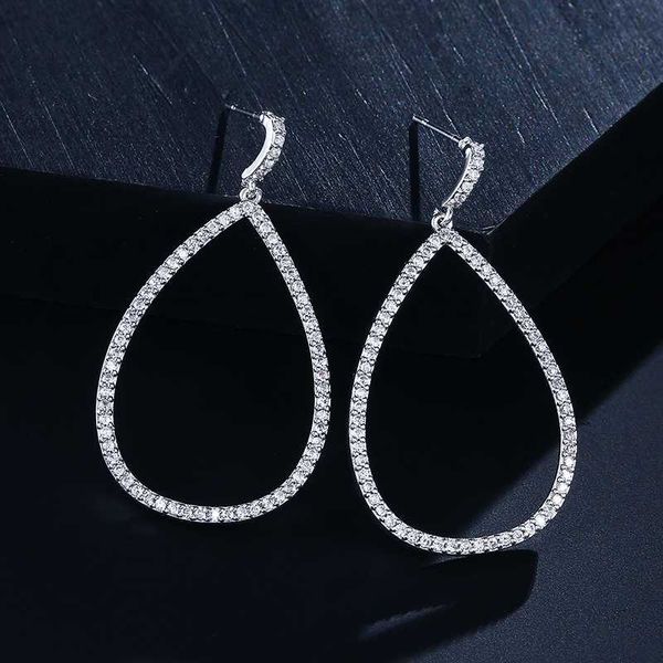 uilz water drop design white cubic zirconia drop earrings for women wedding engagement accessories uep2097, Silver
uilz water drop design white cubic zirconia drop earrings for women wedding engagement accessories uep2097, Silver