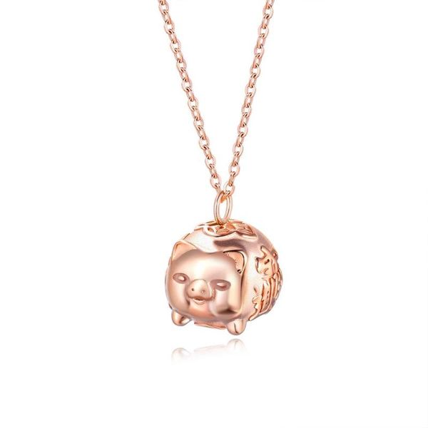 titanium steel necklace for lady pig year golden pig recruitment treasure simple fashion clavicle chain girl accessories, Silver
titanium steel necklace for lady pig year golden pig recruitment treasure simple fashion clavicle chain girl accessories, Silver