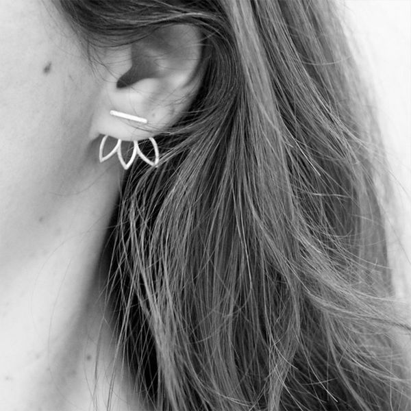 stud simple stainless steel creative flower earrings hollow 316l, Golden;silver
stud simple stainless steel creative flower earrings hollow 316l, Golden;silver