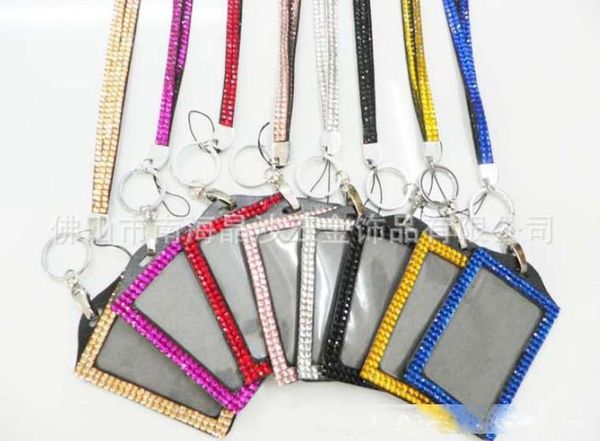 bling lanyard crystal rhinestone in neck with claw clasp id badge holder with job card
bling lanyard crystal rhinestone in neck with claw clasp id badge holder with job card