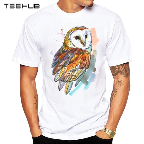 new arrivals 2019 teehub cool design men's fashion watercolor owl printed t-shirt short sleeve o-neck hipster tee
new arrivals 2019 teehub cool design men's fashion watercolor owl printed t-shirt short sleeve o-neck hipster tee