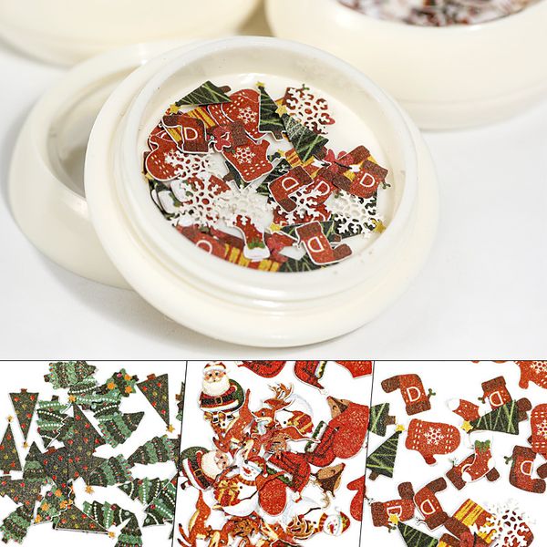 nail art decorations 1bag christmas sequins snowflakes 3d sticker wood pulp paper winter theme snowman tree charm decoration, Silver;gold
nail art decorations 1bag christmas sequins snowflakes 3d sticker wood pulp paper winter theme snowman tree charm decoration, Silver;gold