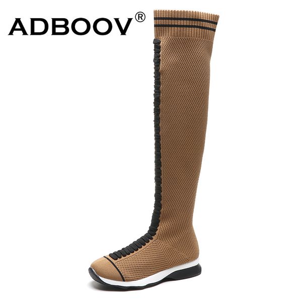 adboov 2020 новых сексуального колена высоких сапог женщины скольжение на sockc сапоги плюс размером 35-43 зимней обуви женщина botas de muj, Black
adboov 2020 новых сексуального колена высоких сапог женщины скольжение на sockc сапоги плюс размером 35-43 зимней обуви женщина botas de muj, Black