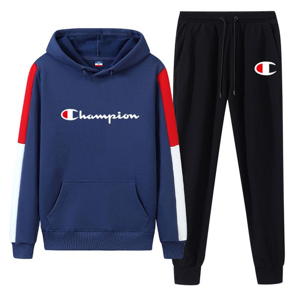 Mens Design Tracksuits Autumn and Winter High Quality Men's Cotton Comfortable Slim Hooded Cardigan Jacket Two-piece Suit CHP 01
Mens Design Tracksuits Autumn and Winter High Quality Men's Cotton Comfortable Slim Hooded Cardigan Jacket Two-piece Suit CHP 01