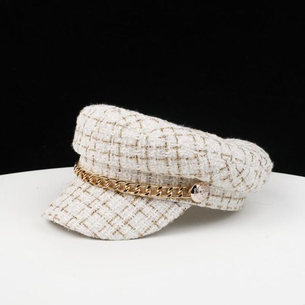 beret octagonal hat female flat navy newsboy hat wild autumn and winter chain, Blue;gray
beret octagonal hat female flat navy newsboy hat wild autumn and winter chain, Blue;gray