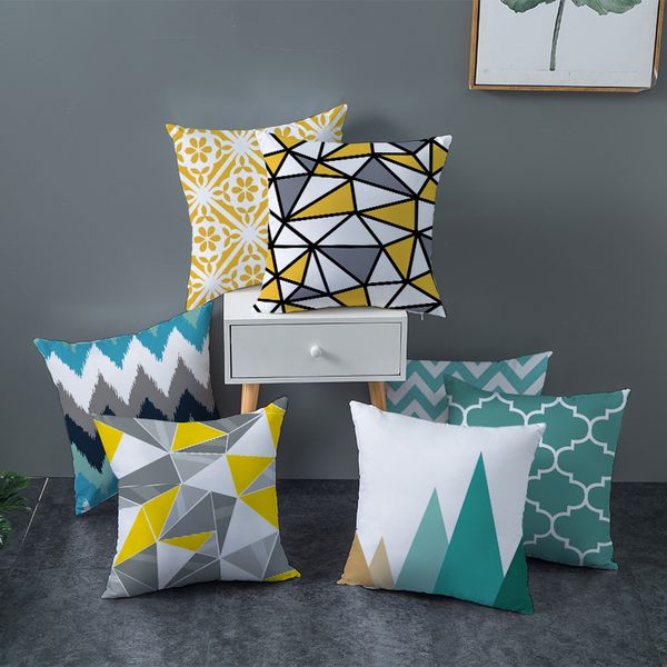 fuwatacchi geometric cushion covers yellow plaid stripes print pillow case for home chair sofa decoration pillowcases 45cm*45cm
fuwatacchi geometric cushion covers yellow plaid stripes print pillow case for home chair sofa decoration pillowcases 45cm*45cm