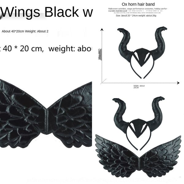 dance performance dressing children's angel devil dance props and props spirit black wings decoration devil horn g5zp3
dance performance dressing children's angel devil dance props and props spirit black wings decoration devil horn g5zp3