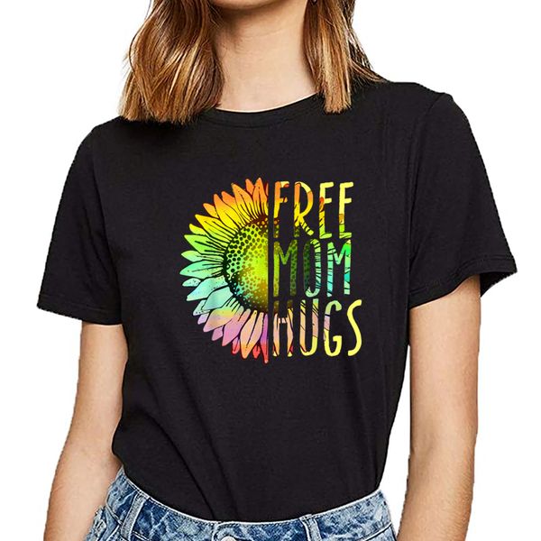 t shirt women womens mom hugs lgbt rainbow sunflowe funny harajuku print female tshirt
t shirt women womens mom hugs lgbt rainbow sunflowe funny harajuku print female tshirt