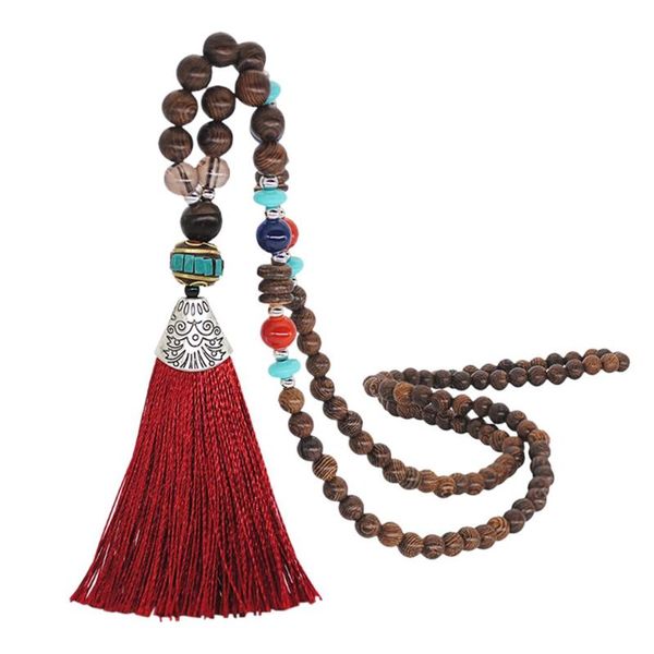 women's necklace bohemian pendant tassel sweater chain hand-made wooden bead necklaces jewelry gift chain necklace gifts, Silver
women's necklace bohemian pendant tassel sweater chain hand-made wooden bead necklaces jewelry gift chain necklace gifts, Silver
