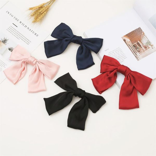 h2006 zwpon fashion solid color large bowknot hair clips girls' satin bow barrette hairpins diy sweet big hairgrips woman, Golden;silver
h2006 zwpon fashion solid color large bowknot hair clips girls' satin bow barrette hairpins diy sweet big hairgrips woman, Golden;silver
