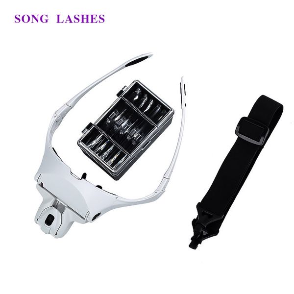 song lashes 1.0x 1.5x 2.0x 2.5x 3.5x adjustable 5 lens loupe led light headband magnifier glass led magnifying glasses with lamp
song lashes 1.0x 1.5x 2.0x 2.5x 3.5x adjustable 5 lens loupe led light headband magnifier glass led magnifying glasses with lamp