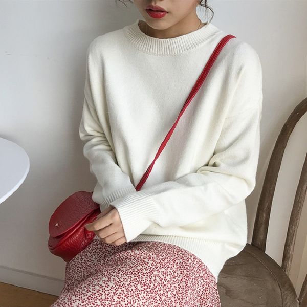 harajuku 2020 autumn fashion knitting pullovers swaeters casual plus size loose female sweaters small fresh long sleeve sweater, White;black
harajuku 2020 autumn fashion knitting pullovers swaeters casual plus size loose female sweaters small fresh long sleeve sweater, White;black