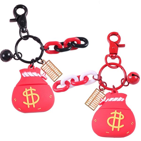 year of the rat fortune mouse sack blessing cute keychain cartoon lucky decoration pendant toy gift, Silver
year of the rat fortune mouse sack blessing cute keychain cartoon lucky decoration pendant toy gift, Silver