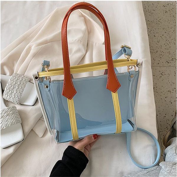 2020 women transparent shoulder bags summer large size fashion handbags set holiday bags for girls drop shipping lxg82
2020 women transparent shoulder bags summer large size fashion handbags set holiday bags for girls drop shipping lxg82