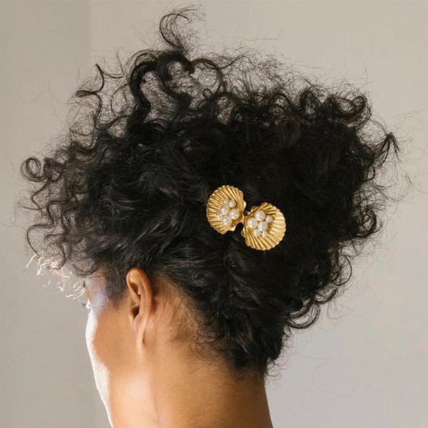 creative vintage imitation pearl shell starfish hair barrette clip jewelry for women alloy wedding hairpins hair accessories, Golden;silver
creative vintage imitation pearl shell starfish hair barrette clip jewelry for women alloy wedding hairpins hair accessories, Golden;silver