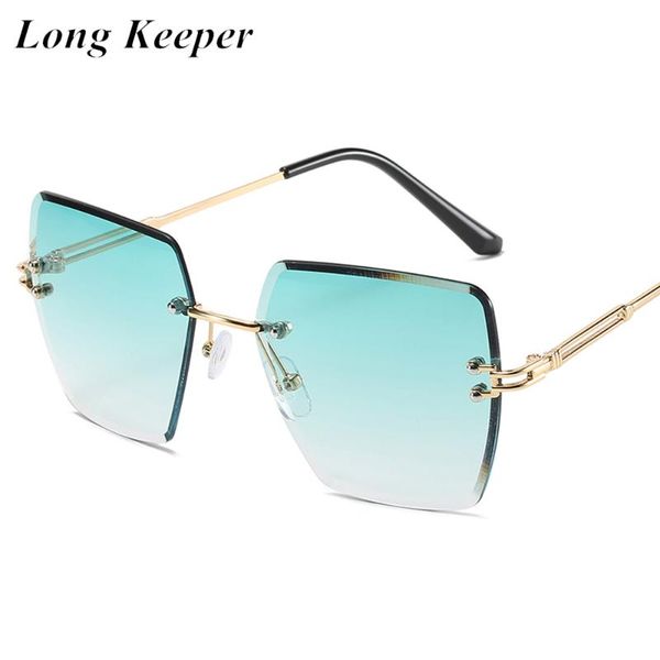 sunglasses longkeeper rimless women 2021 polygon gradient sun glasses ladies green cutting lens lentes de sol mujer, White;black
sunglasses longkeeper rimless women 2021 polygon gradient sun glasses ladies green cutting lens lentes de sol mujer, White;black