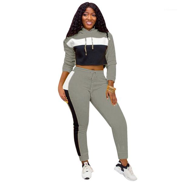 natural color полосатого костюмы casual панели с длинным рукавом с капюшоном crop top карандаш брюки женских конструкторов одежда женщина ко, Gray
natural color полосатого костюмы casual панели с длинным рукавом с капюшоном crop top карандаш брюки женских конструкторов одежда женщина ко, Gray