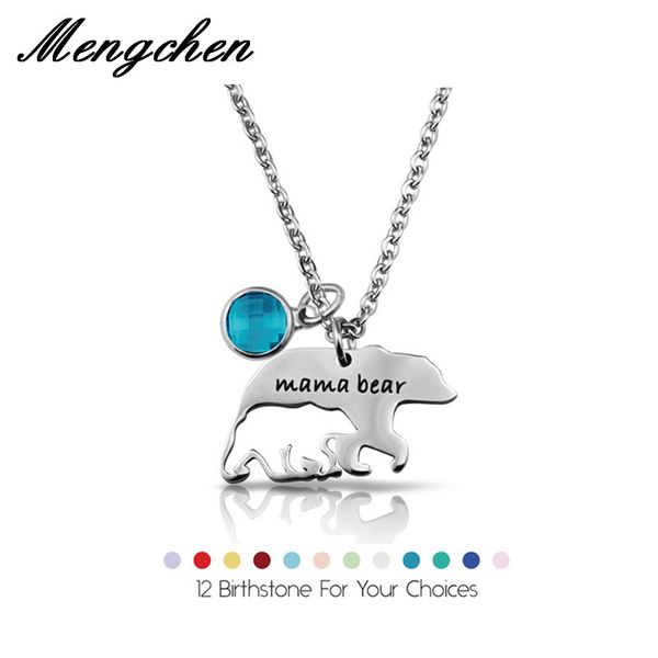 5pcs hollowed out mama bear birthstone stainless steel necklace mother kids love necklace jewelry, Silver
5pcs hollowed out mama bear birthstone stainless steel necklace mother kids love necklace jewelry, Silver