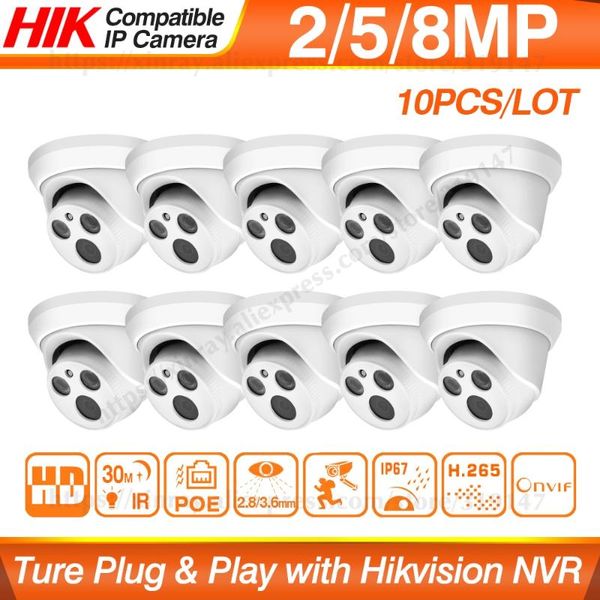 cameras hikvision compatible 5mp dome poe ip camera 8mp home security cctv 1080p ir 30m onvif h.265 p2p plug&play 10pcs
cameras hikvision compatible 5mp dome poe ip camera 8mp home security cctv 1080p ir 30m onvif h.265 p2p plug&play 10pcs