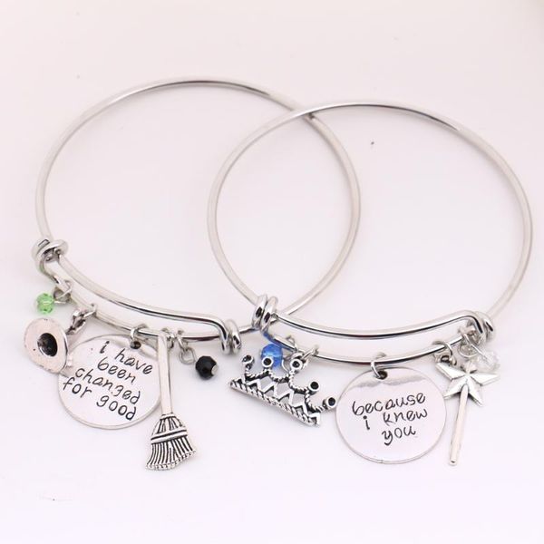 wicked the musical bangle set,"because i knew you" "i have been change for good"couple jewelry lovers'halloween,chr, Black
wicked the musical bangle set,"because i knew you" "i have been change for good"couple jewelry lovers'halloween,chr, Black