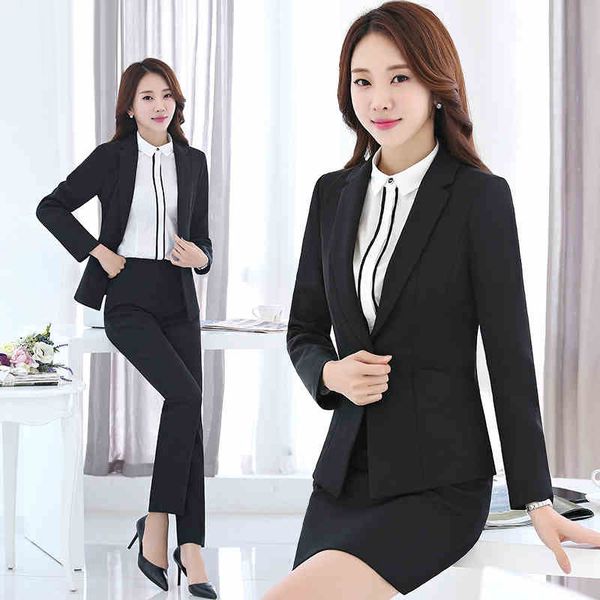 women's two piece pants occupation pattern fashion autumn and winter ma'am small interview correct suit work clothes, White
women's two piece pants occupation pattern fashion autumn and winter ma'am small interview correct suit work clothes, White