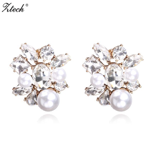 ztech fashion crystal women stud earrings opal stone christmas party brand new elegant simulated-pearl earrings for women gift, Golden;silver
ztech fashion crystal women stud earrings opal stone christmas party brand new elegant simulated-pearl earrings for women gift, Golden;silver