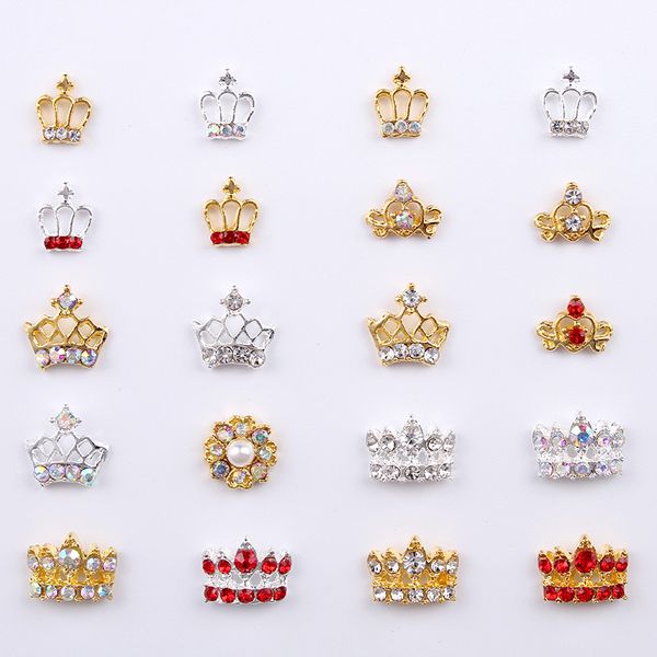 nail art decorations alloy crystal rhinestone 2color gold/silver diy glitter crown 3d jewelry manicure supplies, Silver;gold
nail art decorations alloy crystal rhinestone 2color gold/silver diy glitter crown 3d jewelry manicure supplies, Silver;gold