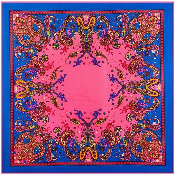 100cm 100% silk scarf for women retro bohemia paisley print square scarves hijab muslim headscarf lady foulard female bandana bbyvij, Black
100cm 100% silk scarf for women retro bohemia paisley print square scarves hijab muslim headscarf lady foulard female bandana bbyvij, Black