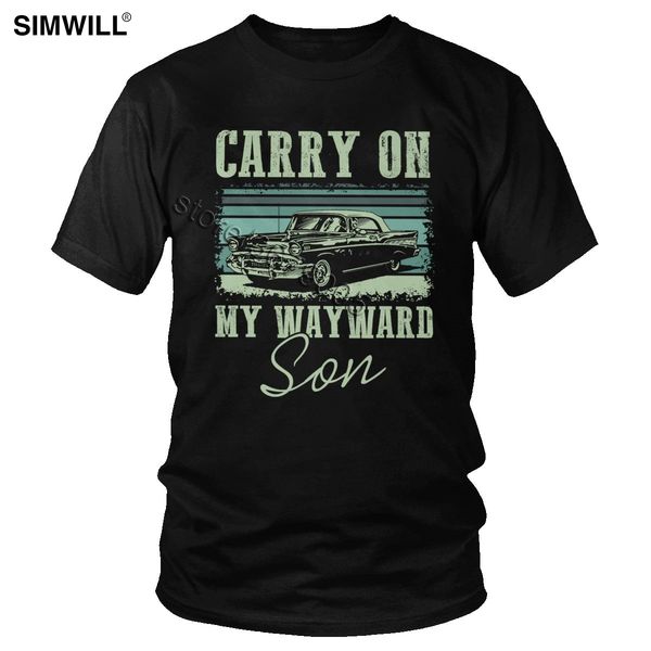 summer latest t shirts for men cotton retro carry on my wayward son supernatural tshirt short sleeved car film fans t-shirt gift
summer latest t shirts for men cotton retro carry on my wayward son supernatural tshirt short sleeved car film fans t-shirt gift