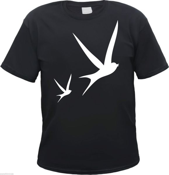 swallows men's t-shirt - black/white - s to 3xl - rock abilly bird swallow
swallows men's t-shirt - black/white - s to 3xl - rock abilly bird swallow
