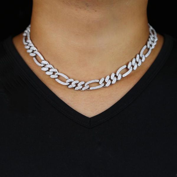 new 12mm iced out cubic zirconia figaro chain necklace silver color prong miami cuban china cz necklace men hip hop jewelry, Golden;silver
new 12mm iced out cubic zirconia figaro chain necklace silver color prong miami cuban china cz necklace men hip hop jewelry, Golden;silver